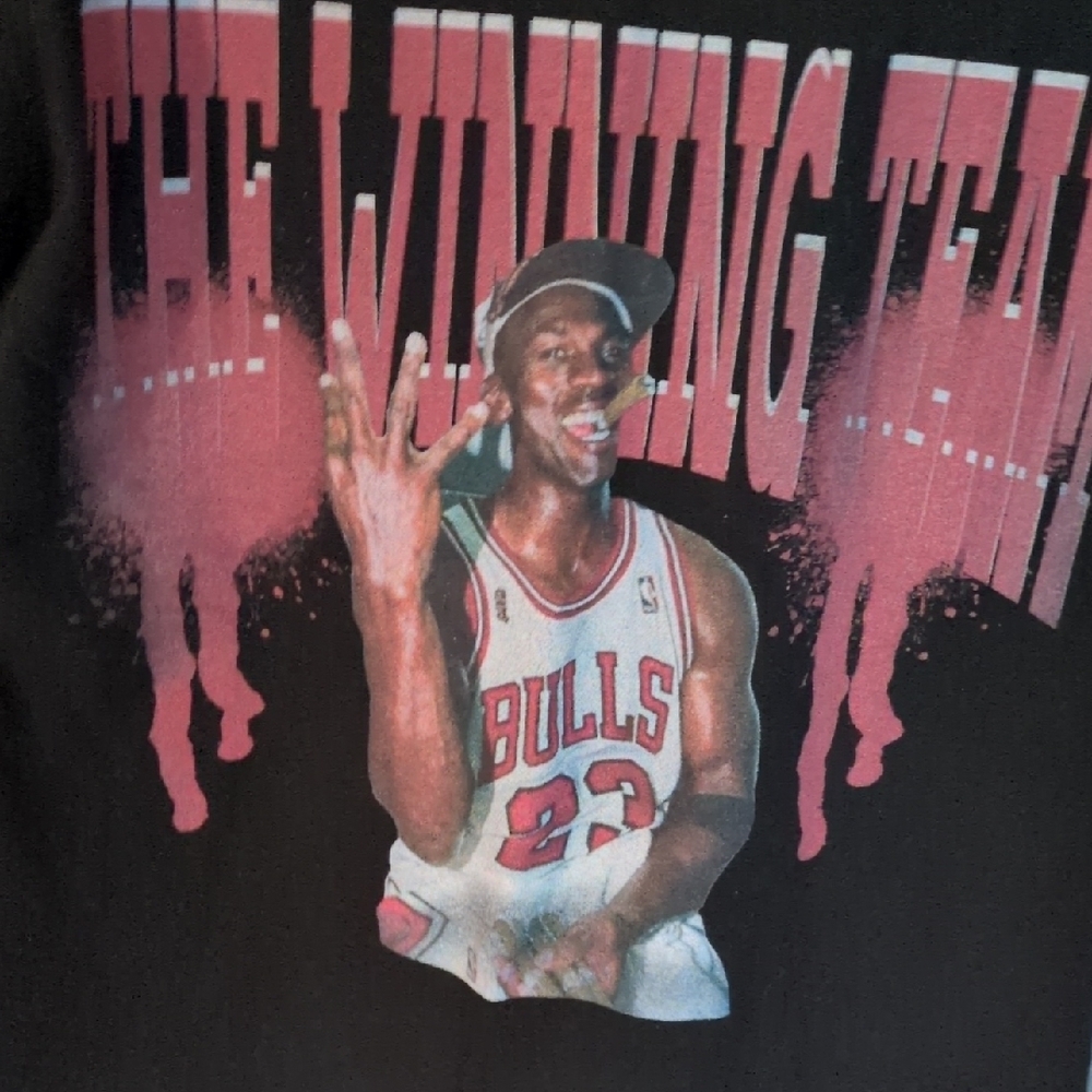 Black and Pink Graphic T-Shirt